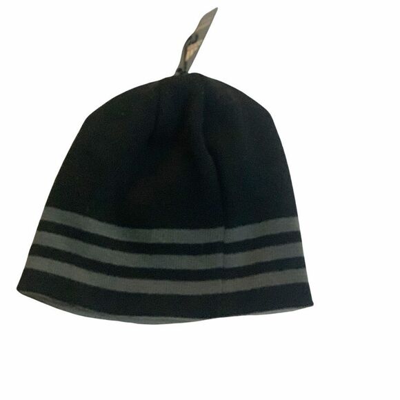 Adidas Men’s Aeroready Striped Knit Beanie - Picture 2 of 3